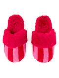 COZY STRIPED SLIPPERS