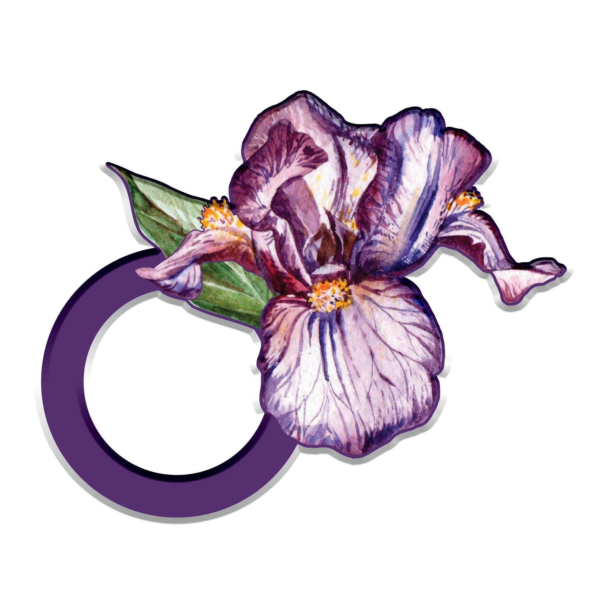 Iris Acrylic Napkin Rings