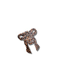 Hand-painted Coquette Bow Claw Hair Clip | Eco-Friendly