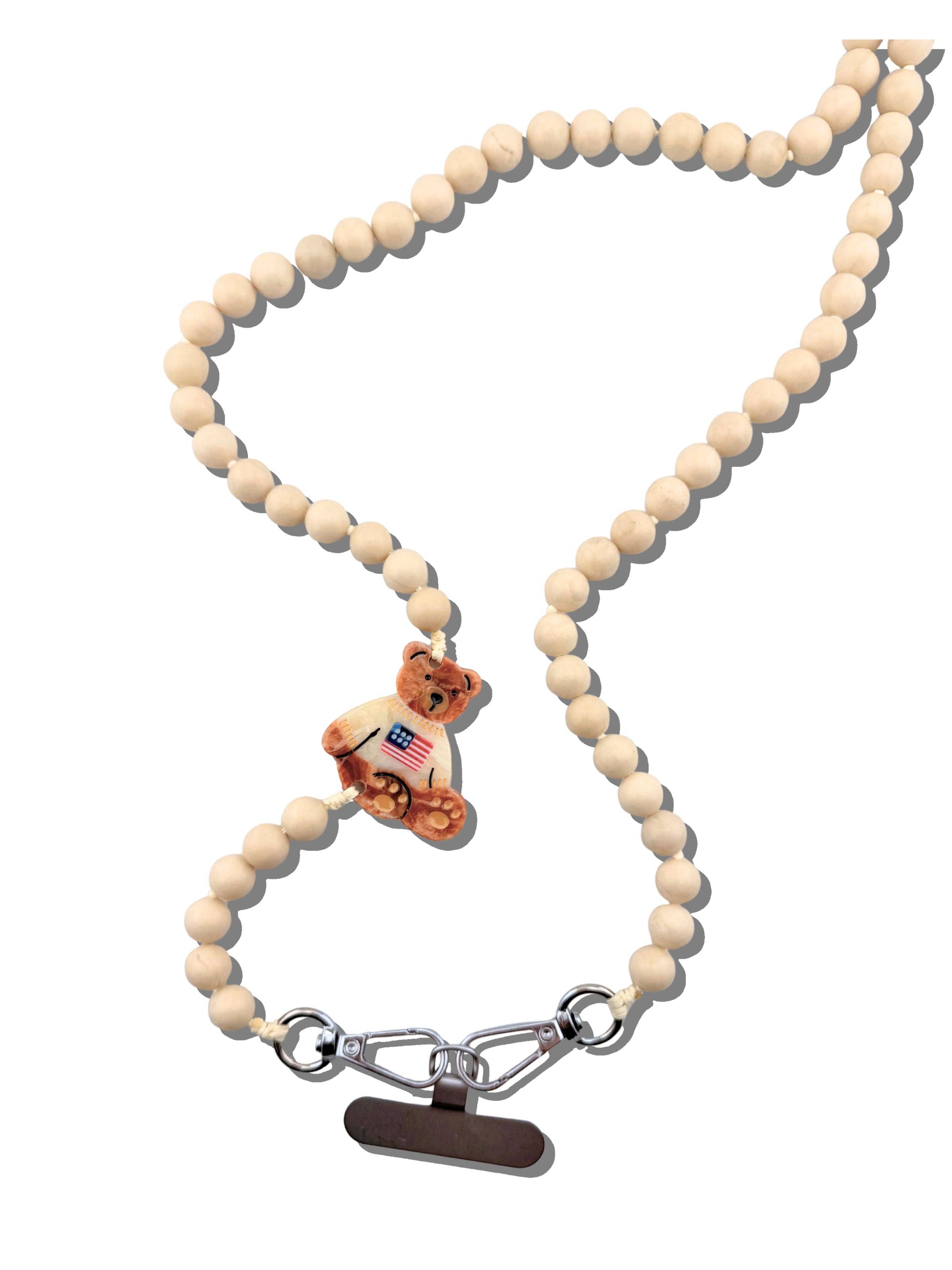 Handpainted Crossbody Phone Chain