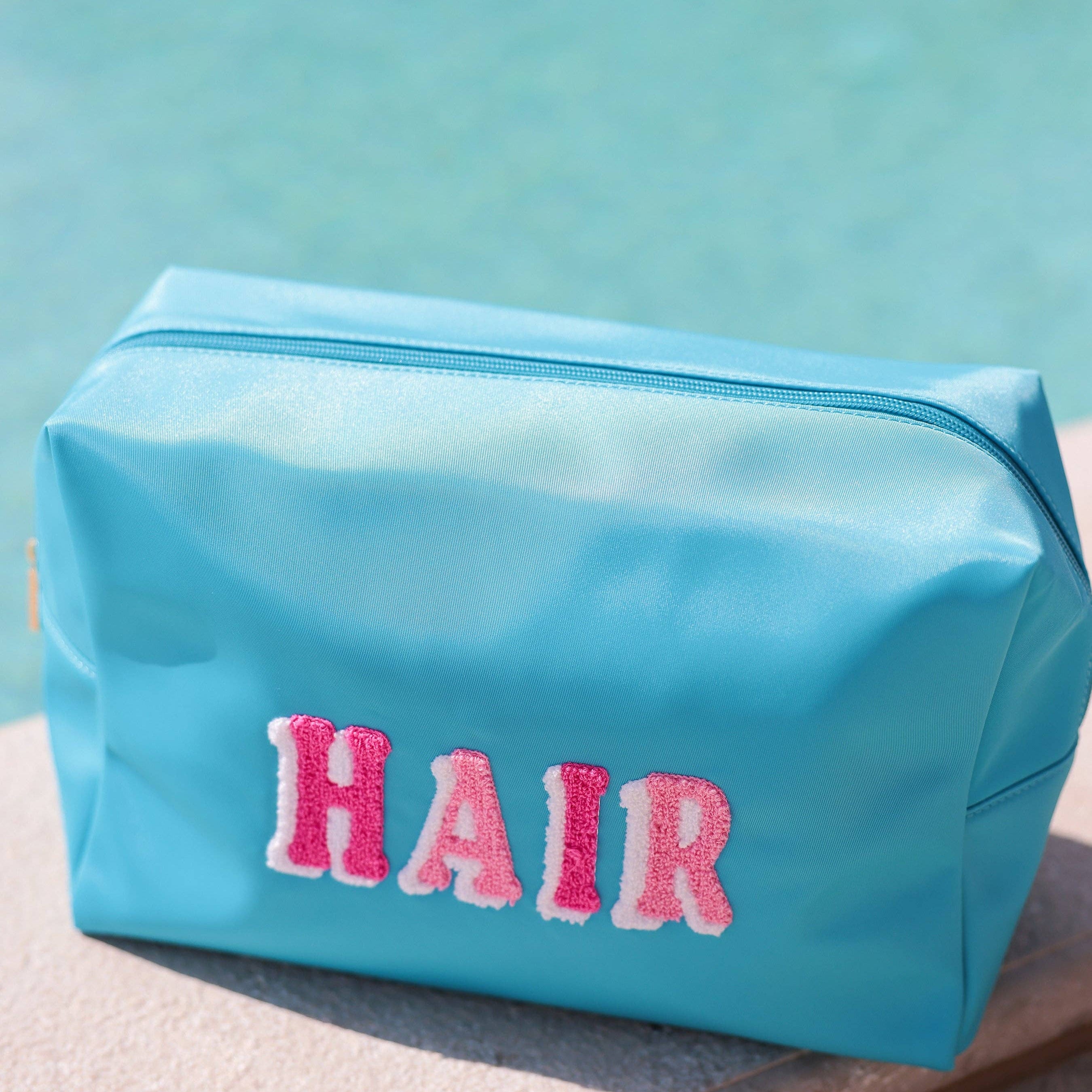 "HAIR" Oversized Zip Pouch
