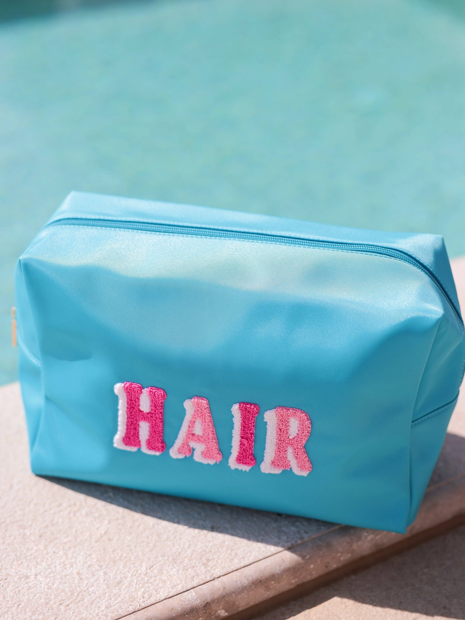"HAIR" Oversized Zip Pouch