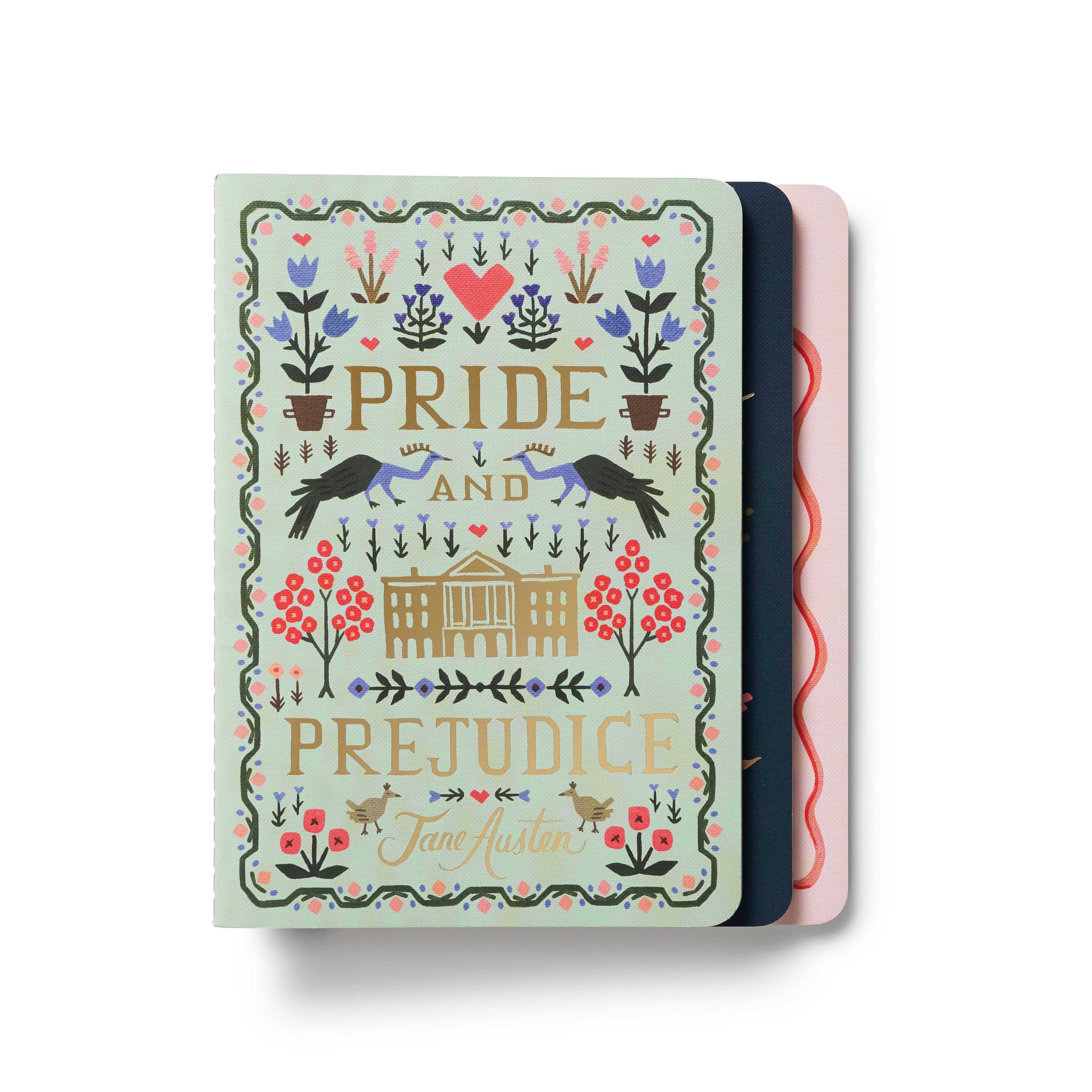 Assorted Set of 3 Jane Austen Notebooks
