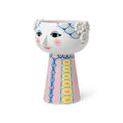 Eva 9.3" Long Base Ceramic Flowerpot