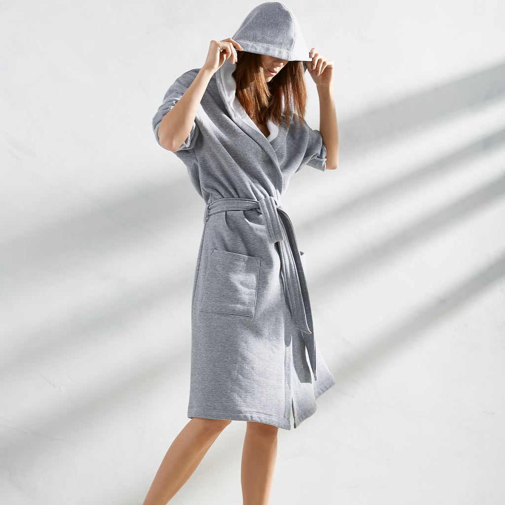 Jersey Knit Hooded Robes