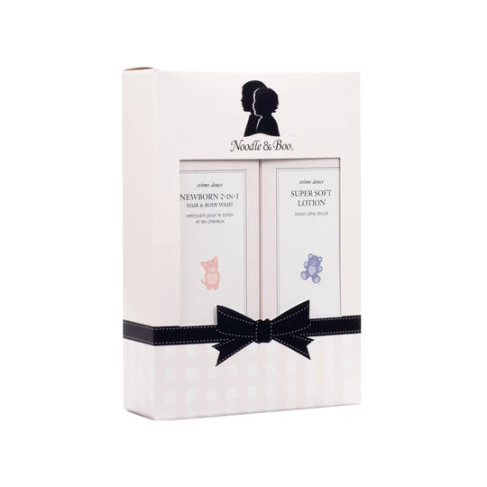 Noodle and Boo Newborn Bath Gift Set