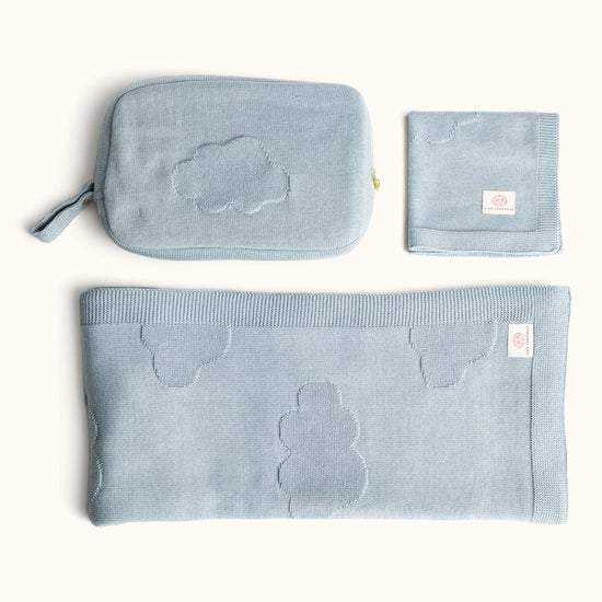 Nuage Organic Cotton Baby Blanket Set