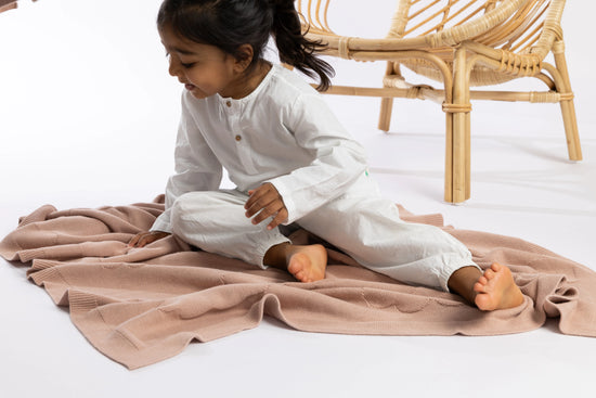 Nuage Organic Cotton Baby Blanket Set
