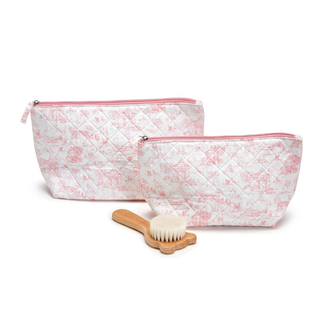 Toile Pouches | Set of 2