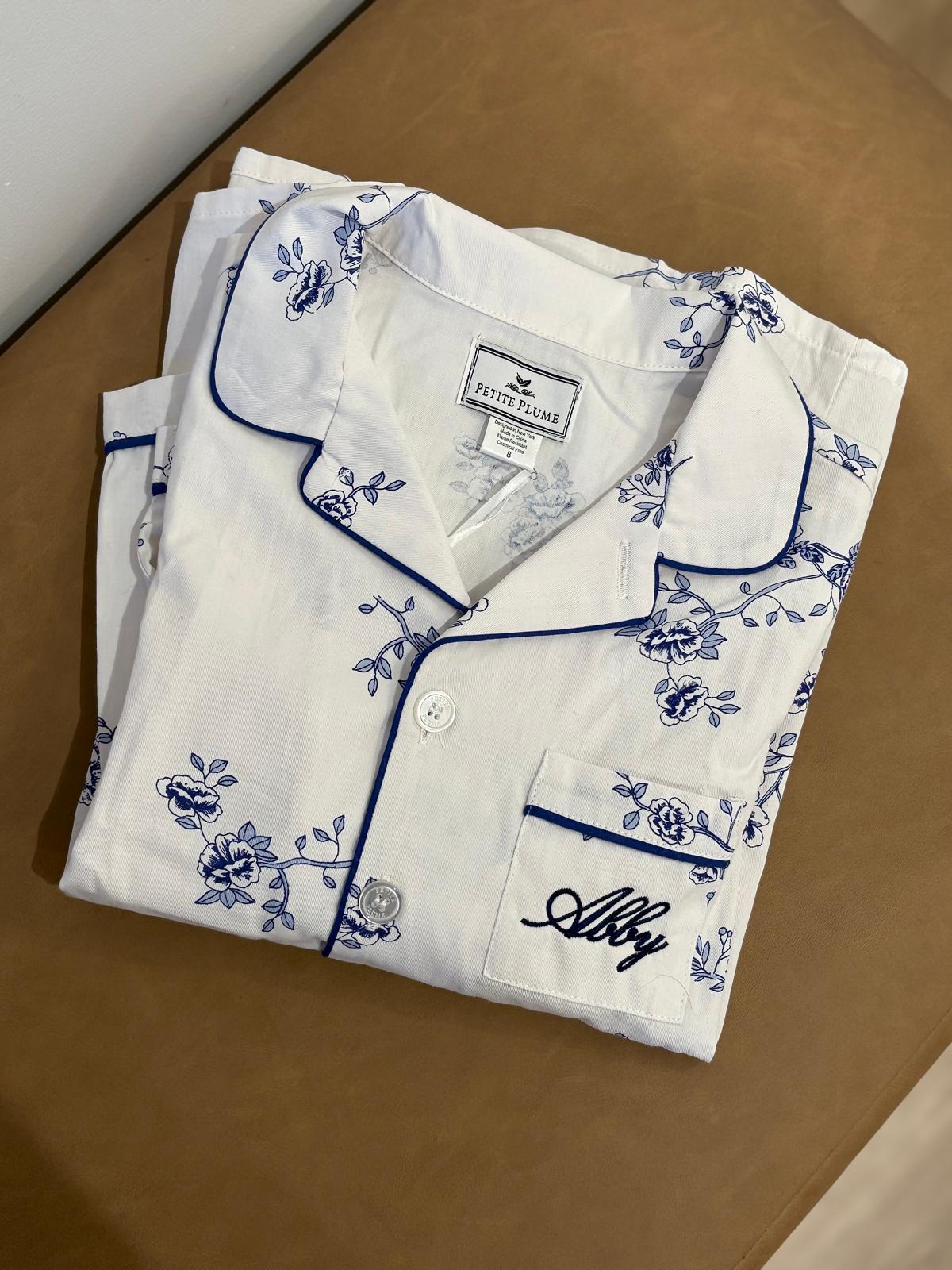 Kid's Twill Pajama Set