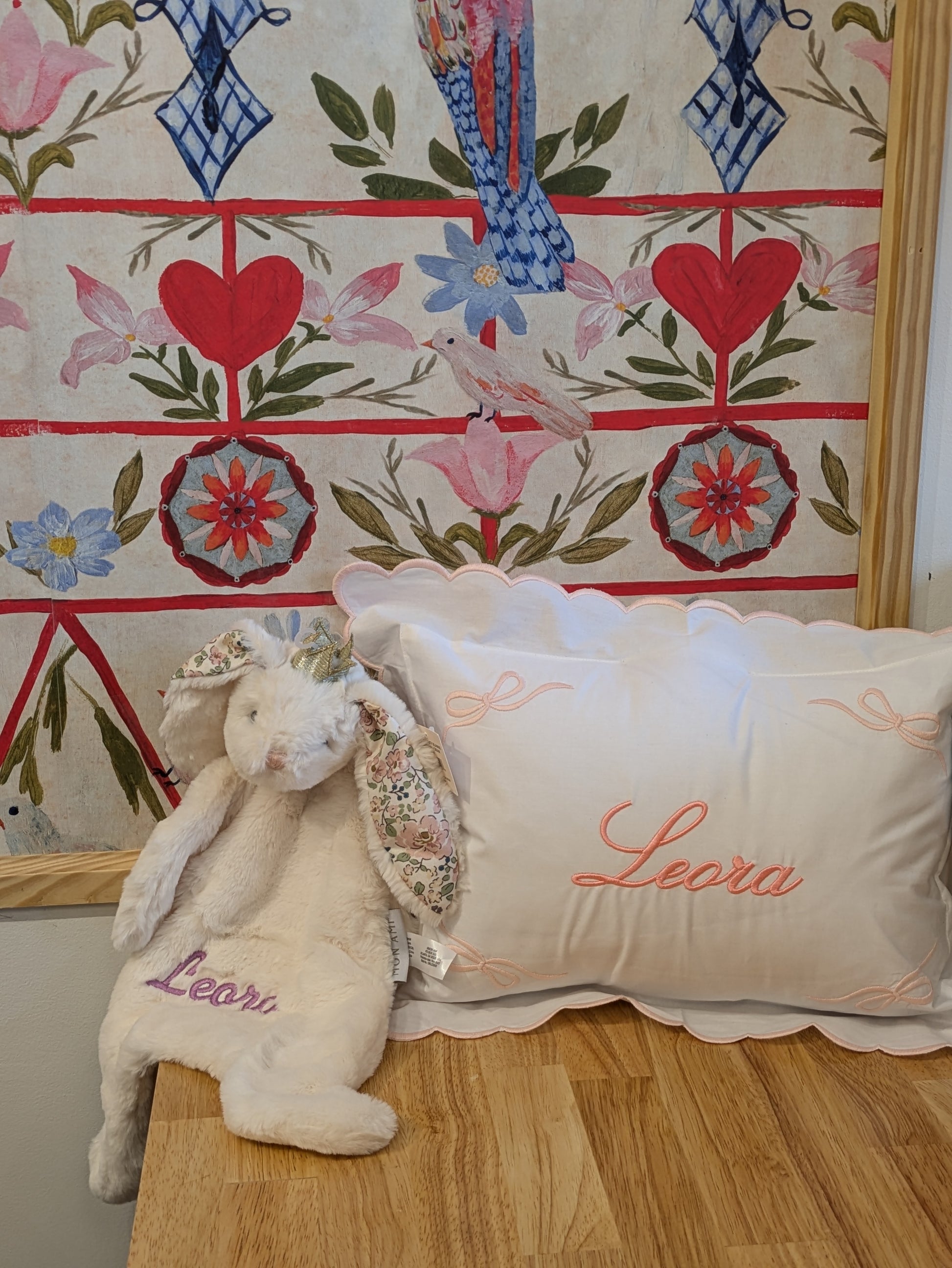 Corner Bows Petite Pillow & Insert