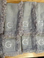 Stonewashed Fringe Napkin | 4