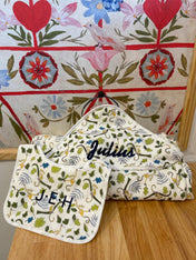 Muslin and Terry Bib