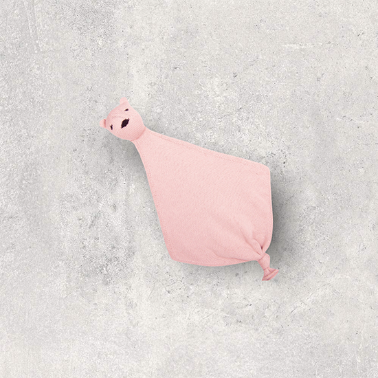 Criss Cross Organic Cotton Baby Blanket and Lovie Set