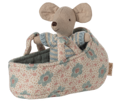 Baby Mouse in Carry Cot
