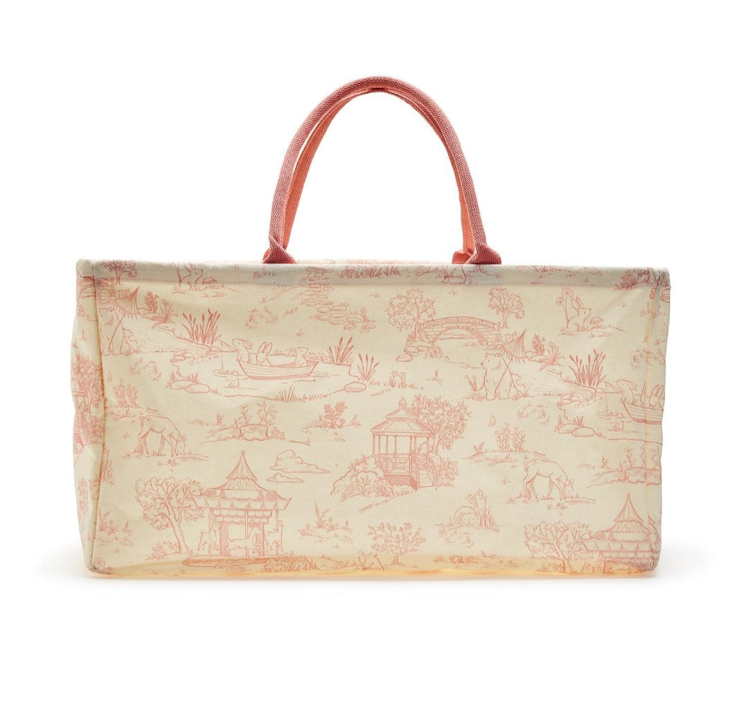 Safari Toile Hamper / Toy Bin