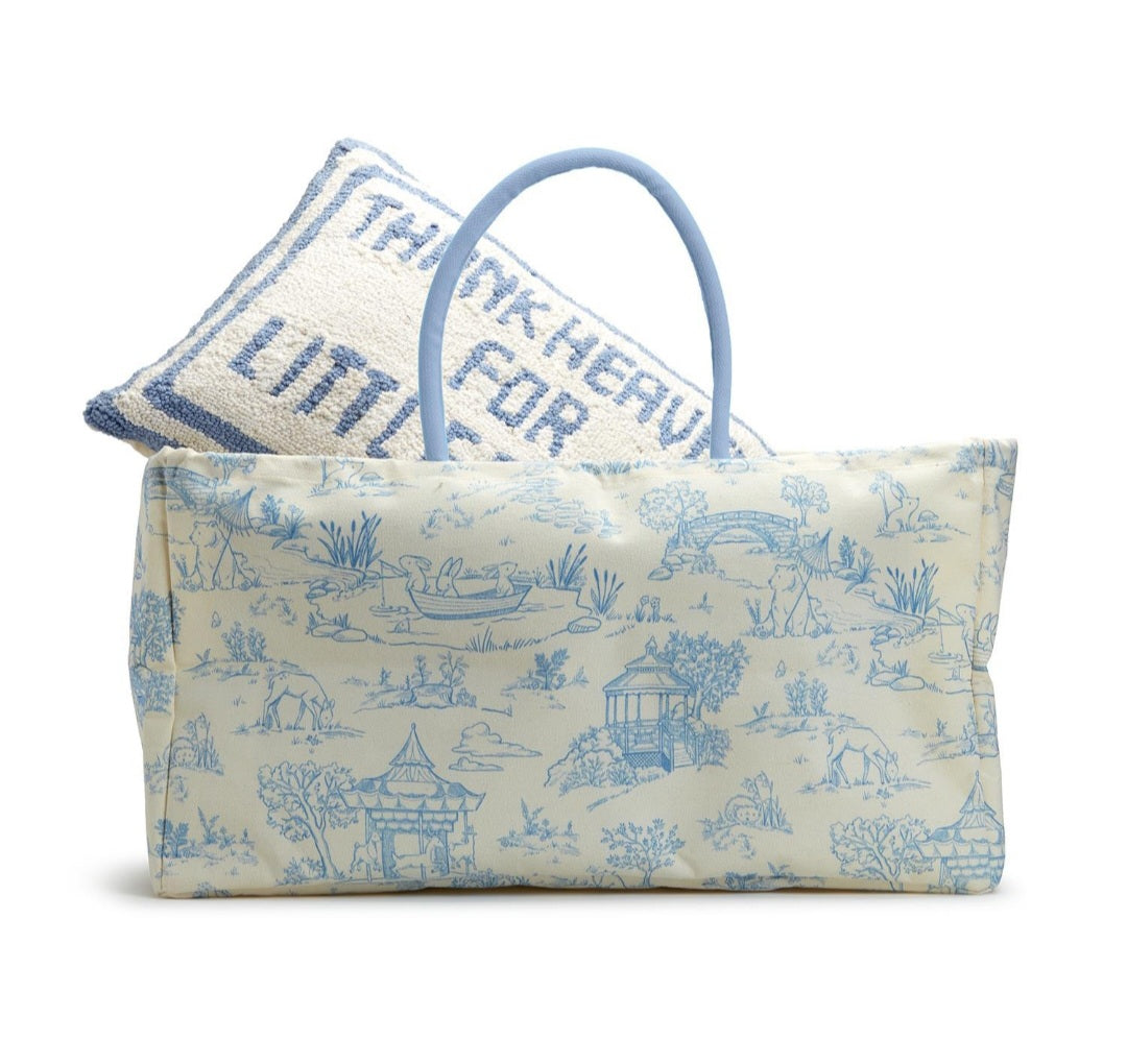 Safari Toile Hamper / Toy Bin