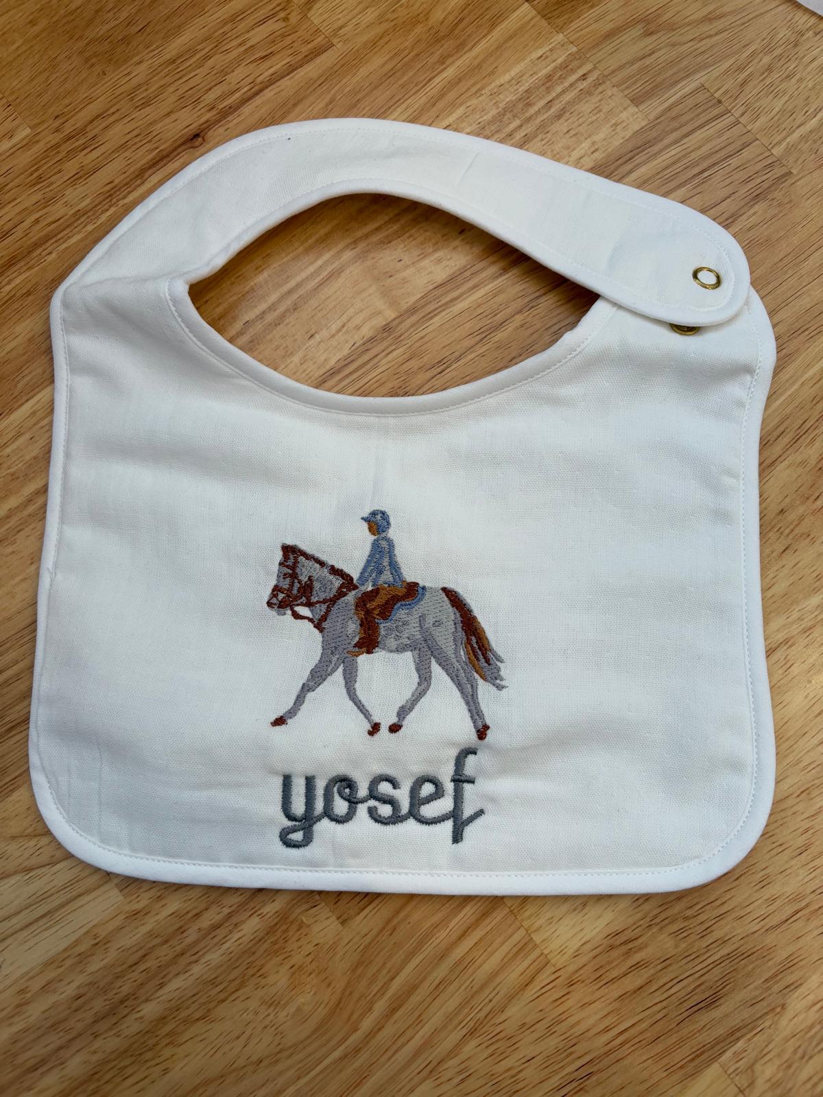 Muslin and Terry Bib