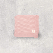 Criss Cross Organic Cotton Baby Blanket and Lovie Set