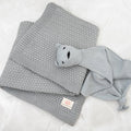 Organic Cotton Baby Blanket and Lovie Set
