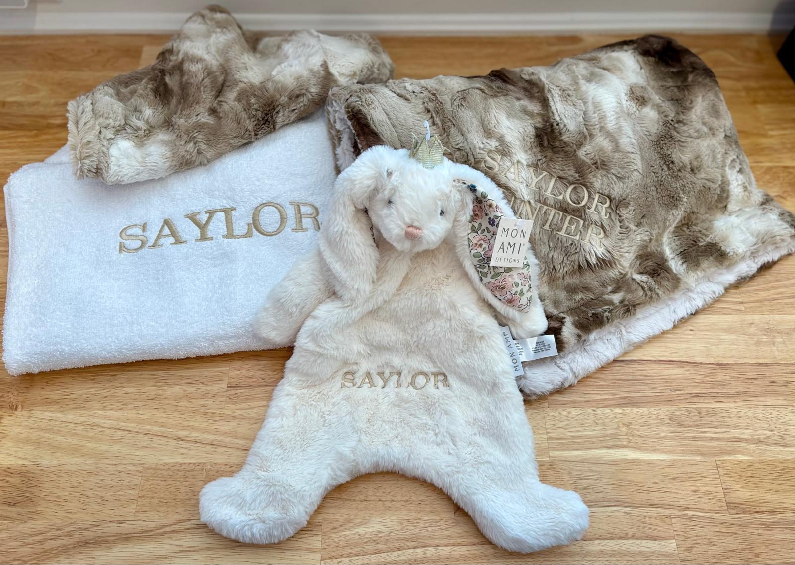 Plush Minky Hooded Towel