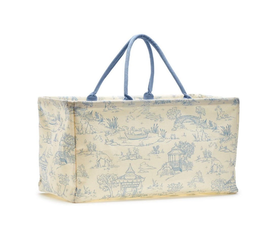 Safari Toile Hamper / Toy Bin