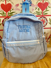 Medium Cotton Backpack with Side Pockets