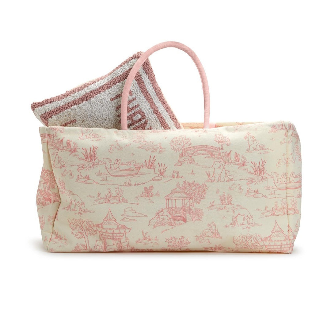 Safari Toile Hamper / Toy Bin