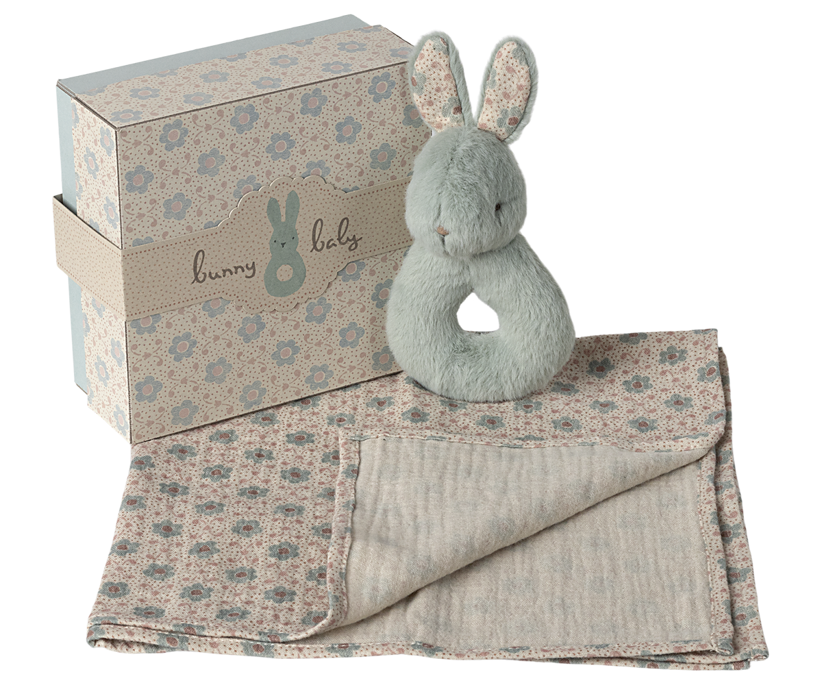Rabbit Rattle Set