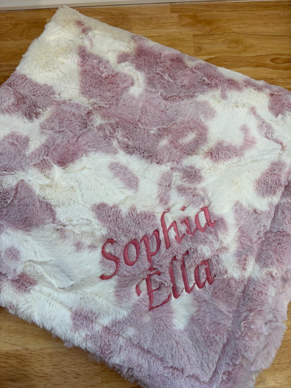 Sorbet Minky Blanket