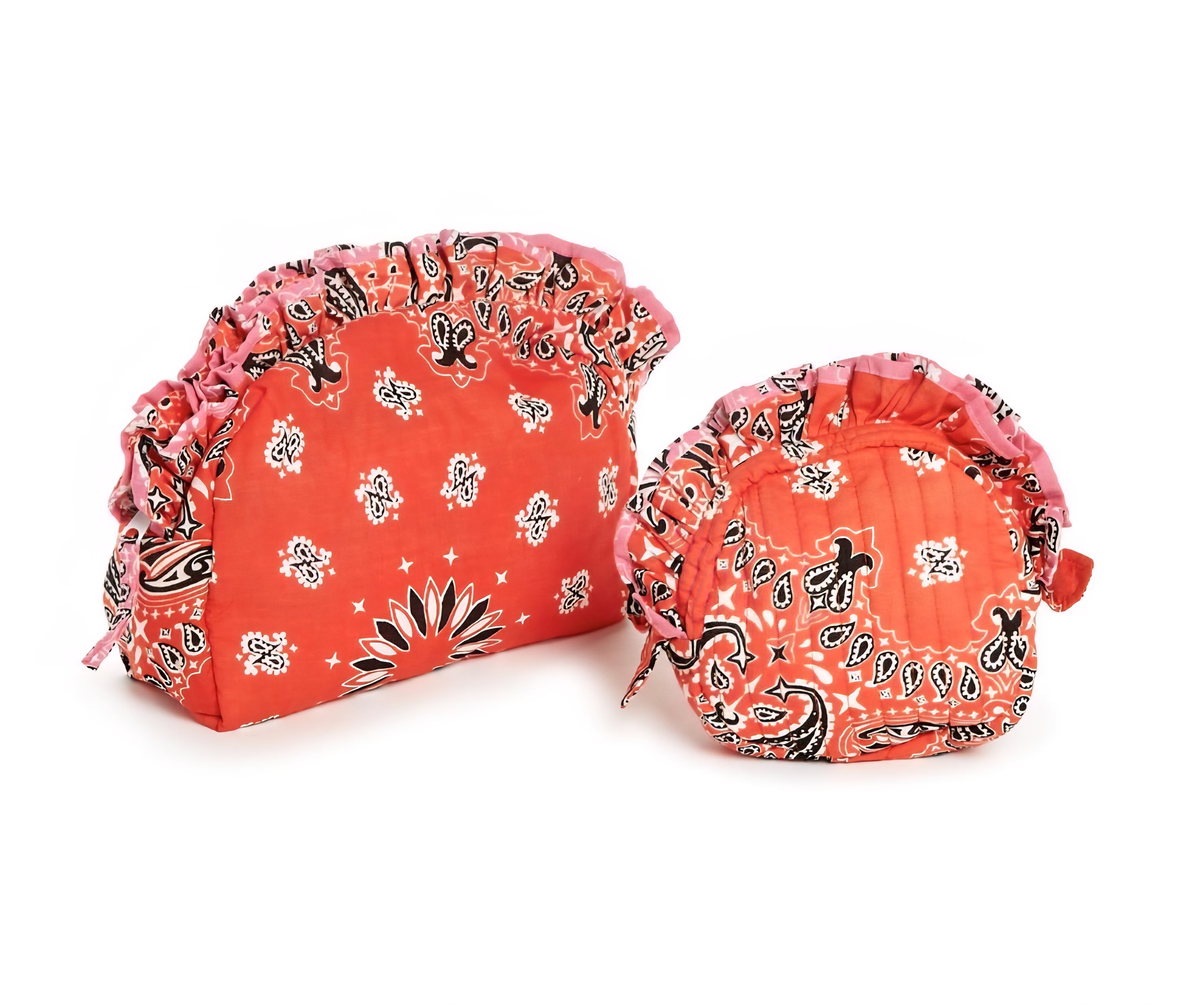 Bandana Print Pouch Set