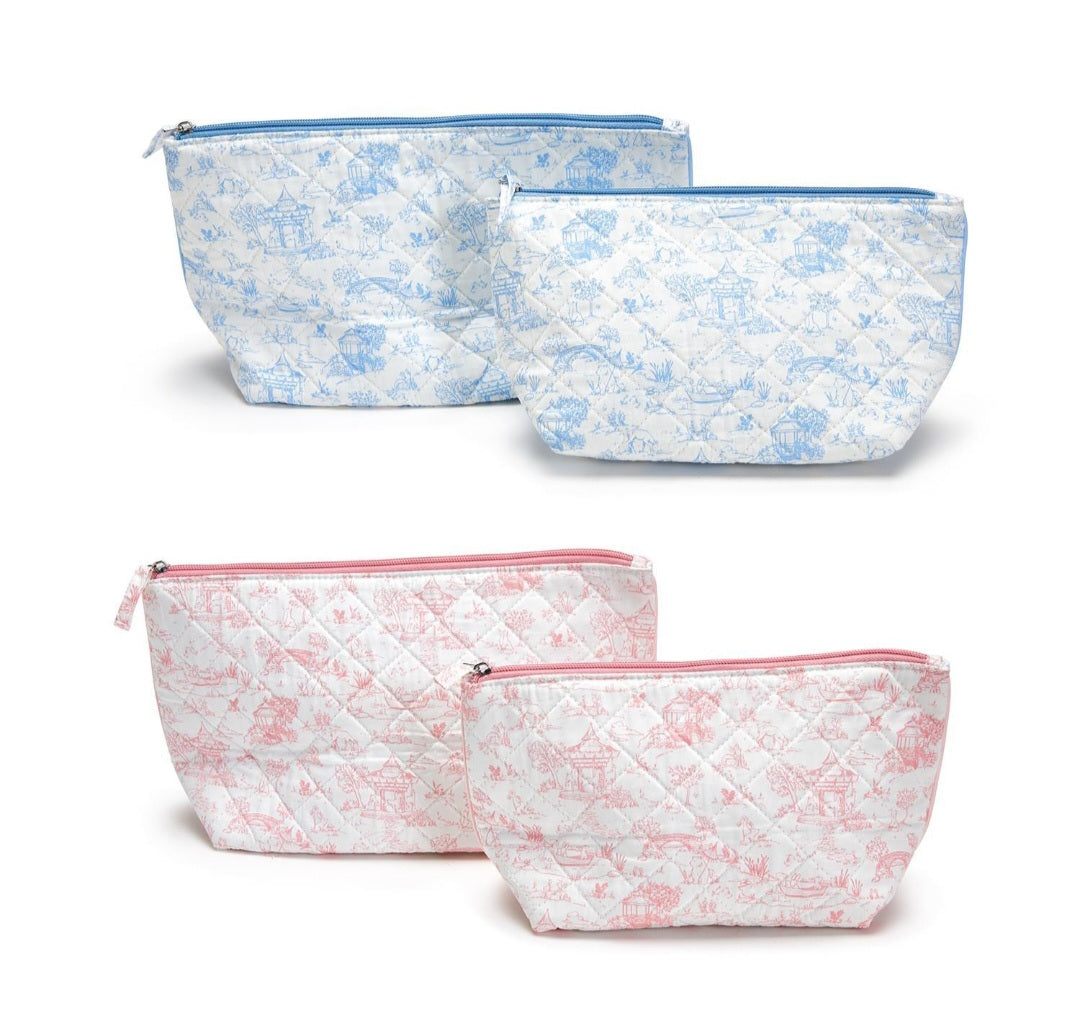 Toile Pouches | Set of 2