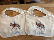 Muslin and Terry Bib