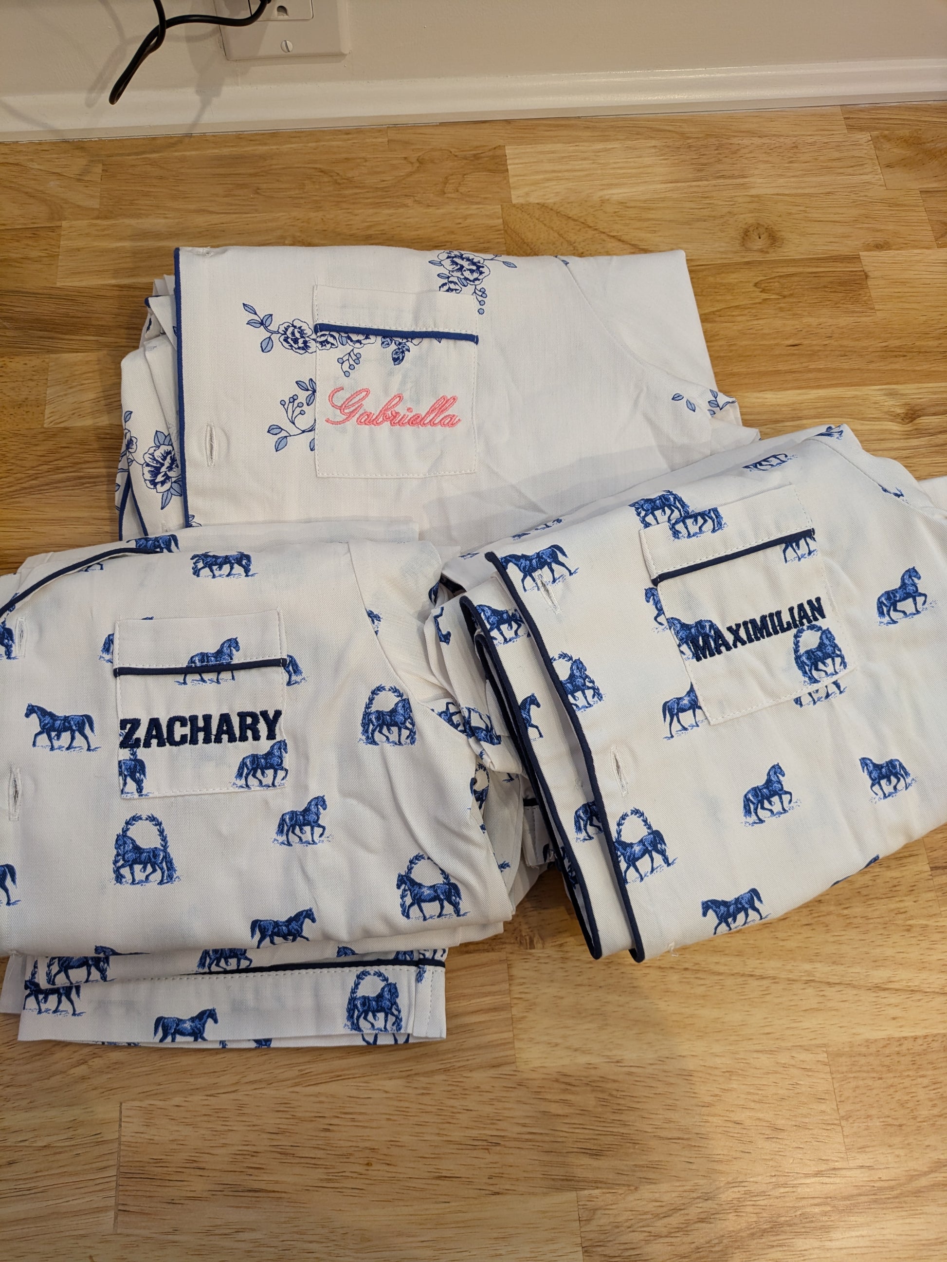Kid's Twill Pajama Set