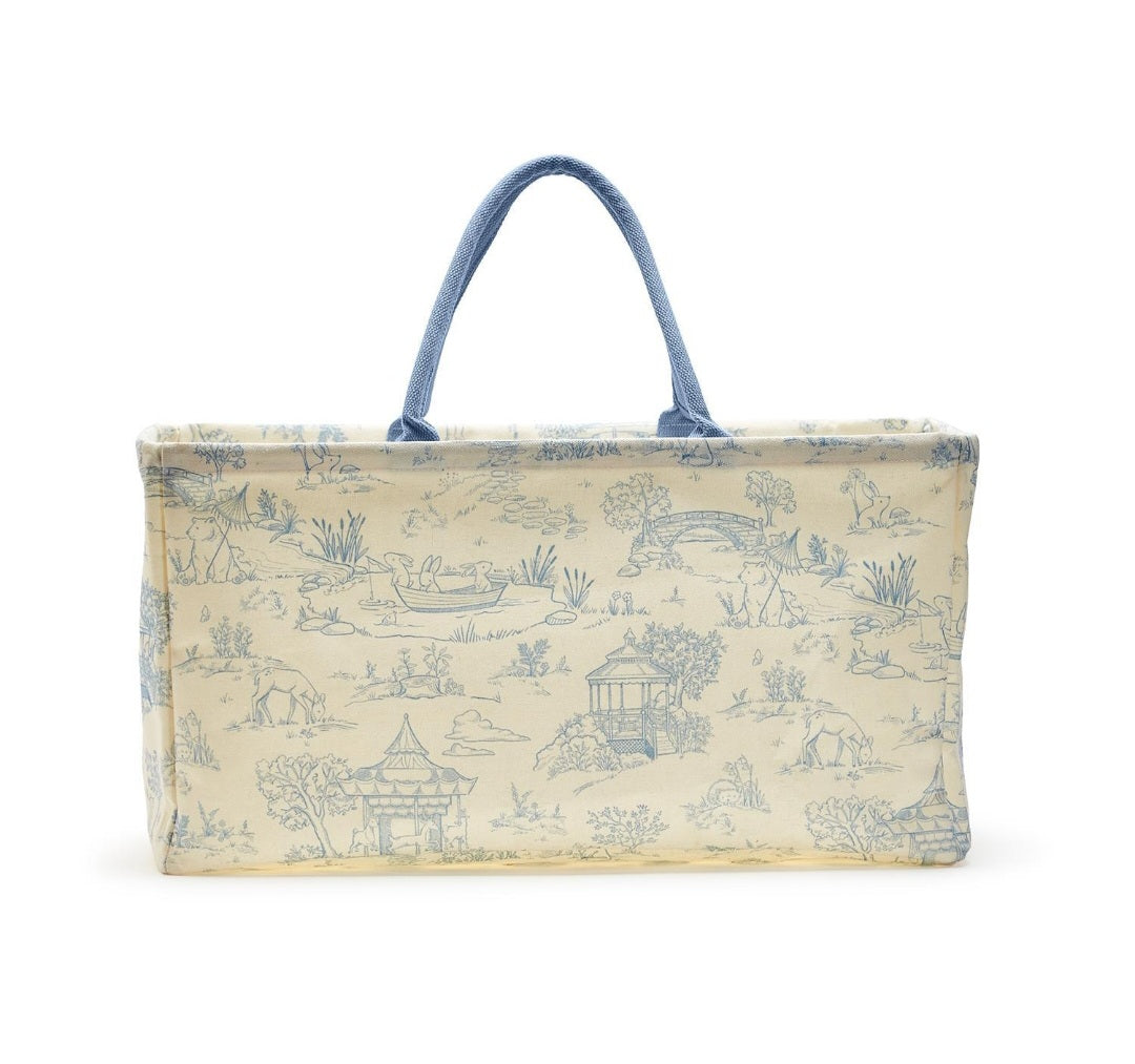 Safari Toile Hamper / Toy Bin