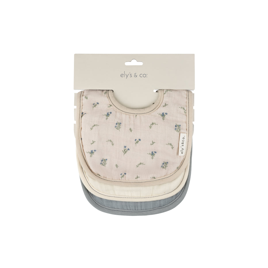 Muslin Terry Bibs | 3 Pack