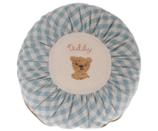 Small Checked Teddy Cushion