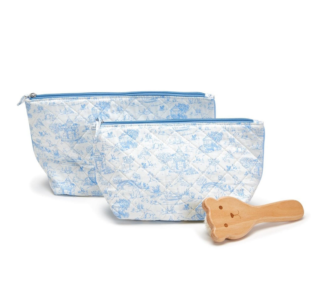 Toile Pouches | Set of 2