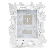 White Butterfly Photo Frame