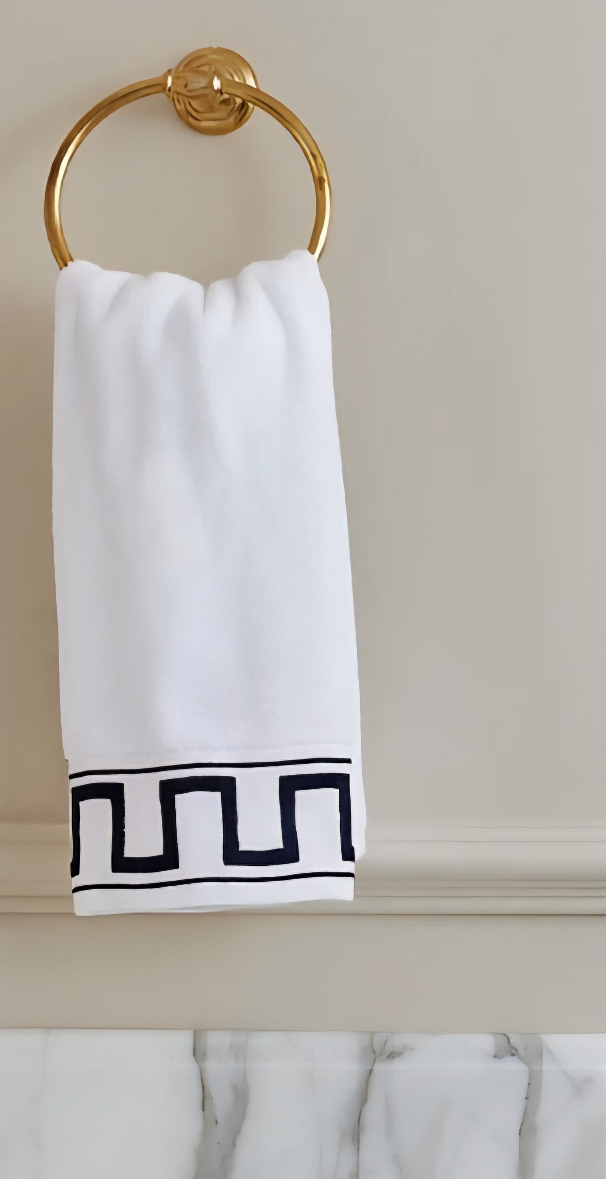 Greek Key Hand Towels