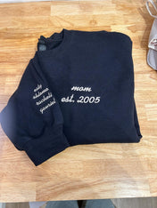 Crewneck Sweatshirt + Embroidery