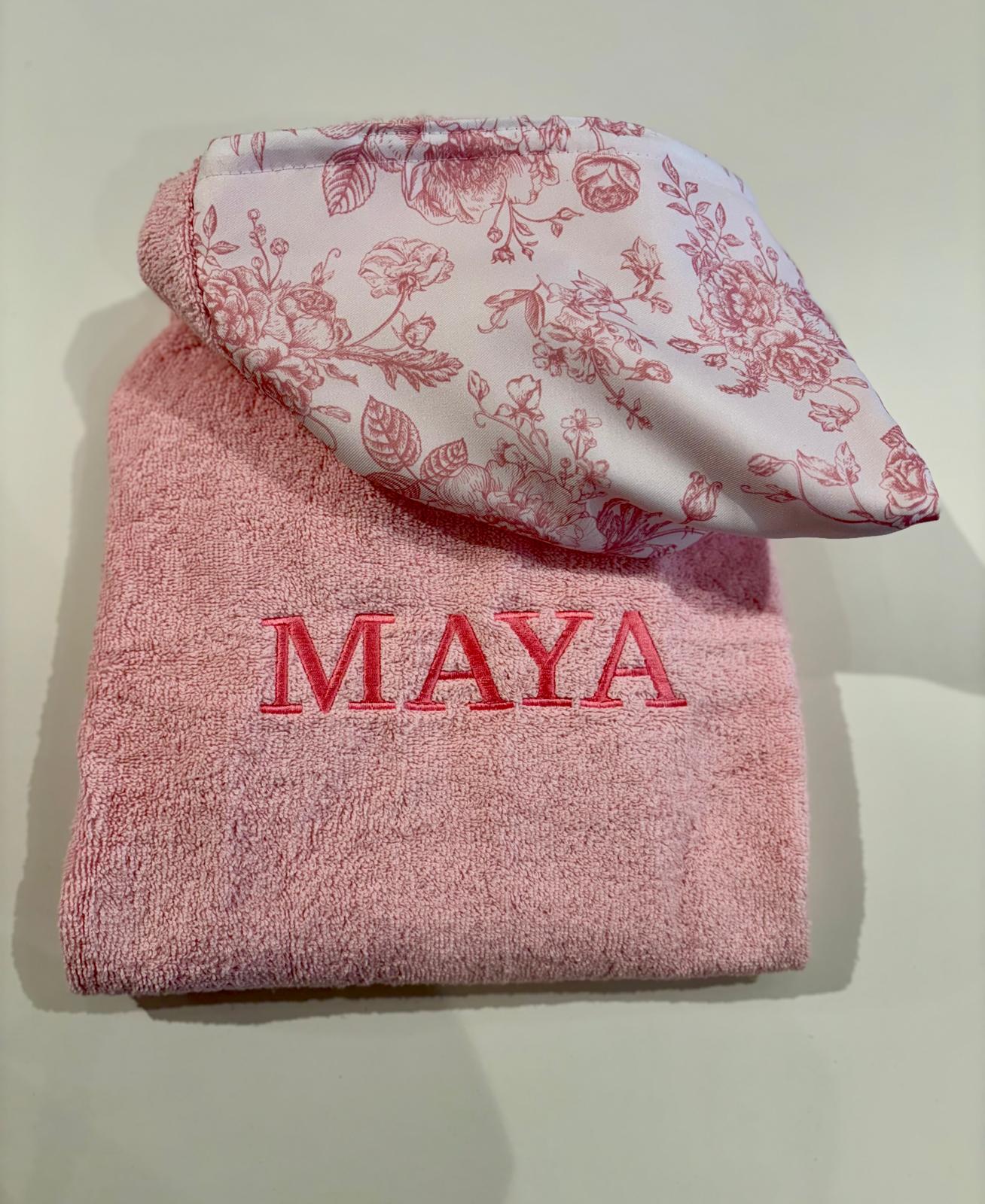 Toile Hooded Towel