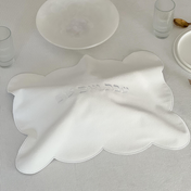 Scalloped Edge Corduroy Challah Cover