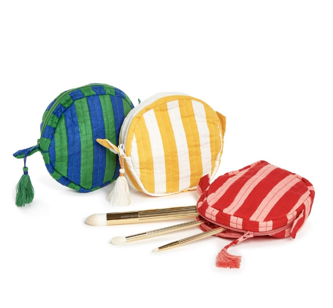 Quilted Zip Top Pouch