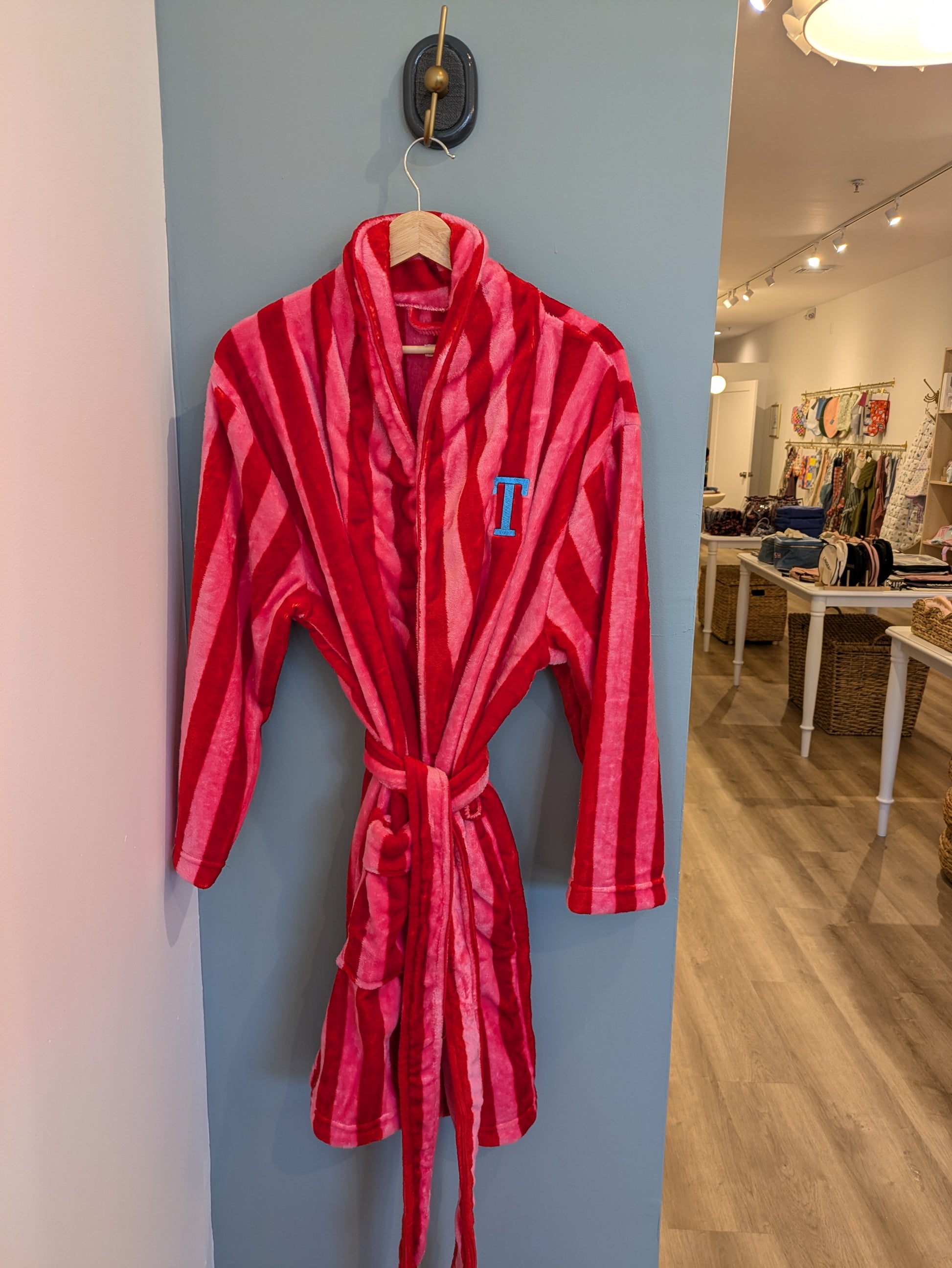 Cozy Striped Robe