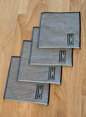 Contrasting Trim Cocktail Napkins | 4