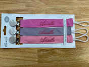 Pacifier Clips (set of 3)
