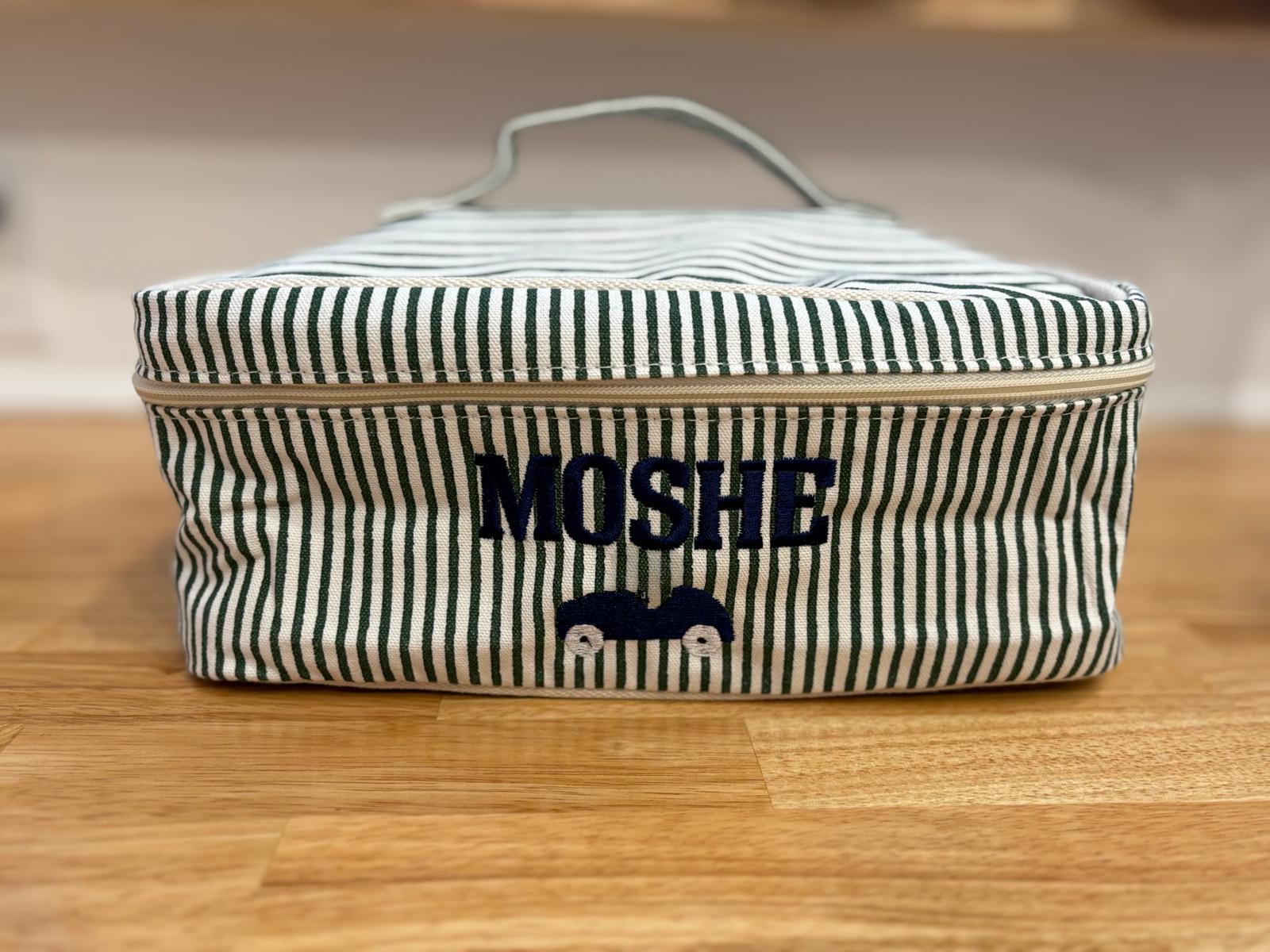 Stripes Train Case