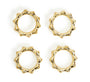 Golden Bamboo Napkin Rings