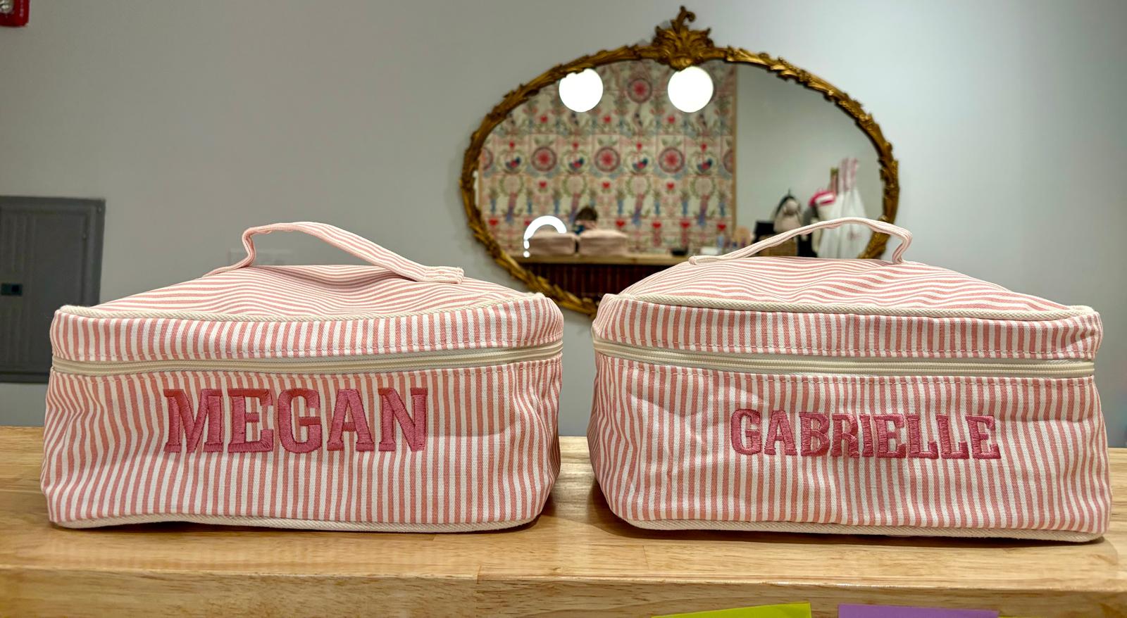 Stripes Train Case